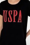 Women's Black T-Shirt - Crew Neck - 3