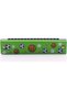 16 Holes Double Row Patterned Harmonica - Mixed Color Wood