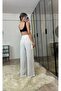 Keira White - Extra High Waist 100% Raw Linen Trousers - 5