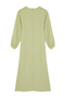 Haki Önden Bağlamalı Astarsız Dokuma Elbise TCTSS24EB00131 - 8