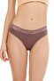 Women's Ribbed Lace Detailed Slip Panties 5 Pack Set - 4