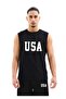 USA Printed Shorts Set