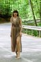 Azize Muslin Dress - Vintage Brown - 4