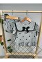 Lirakli 100% Cotton Combed Cotton Polka Dot Baby Girl Double Set - 5