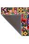 Mixed Themed Frame Geometric Pattern Woven Base and Decorative Washable Carpet Miravip8547 - 5