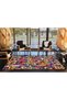 Mixed Themed Frame Geometric Pattern Woven Base and Decorative Washable Carpet Miravip8547 - 3