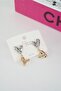 Women's VIP Series Silver Clip-on Hypoallergenic Earrings STL003 - 3