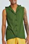 Hooded Shirt Green - 5