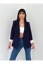 ATLAS FABRIC, ARM FOLDED, LINED, BUTTONLESS BLAZER JACKET
