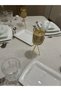 Bullet Colored Meral Polyester Linen Tablecloth - Care Free, Cream - 7