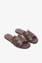 Cayla Brown Genuine Leather Women's Slippers - 4