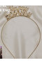 Happy Birthday Metal Jewelled Crown Decorated Crown
