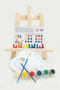 Tiny Astronaut Painter Set for Kids - 20x30 cm Canvas with Sketch, 2 Brushes and Palette Included - 5