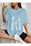 Oversized cool giraffe Printed t-shirt