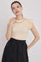 Knitted Blouse - Necklace Detailed - 3