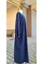 Ayrobin Fabric Dark Blue Summer Dress That Doesn't Show Inside - Hijab with Tile Tile Robe - 6