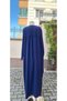Ayrobin Fabric Dark Blue Summer Dress That Doesn't Show Inside - Hijab with Tile Tile Robe - 3