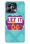 حافظة نوت 50 4G من السيليكون المطبوع بتصميم Let it Be
