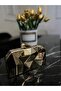 Gold Metal Clutch Portfolio and Evening Dress Bag - 2