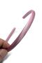 12 Pieces Satin Embroidered Plastic Crown Pink Color 1 cm Wide - 2