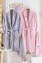Unisex Gray Güvenal Pamuxu 8-Piece Family Bathrobe Set