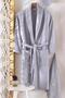 Unisex Gray Güvenal Pamuxu 8-Piece Family Bathrobe Set - 3