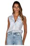 Women's Zero Sleeve Linen Shirt