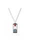 Naruto Anime Sharingan Uzamaki Kunai Gray Metal Chain Necklace