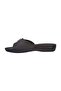 Women's Black Daily Anatomical Slippers Shoes Marina-1 - 4