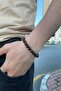 Dark Brown Tiger Eye Stone Bracelet Natural Stone Bracelet