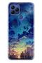 General Mobile Gm 21 Case Pure Modern Patterned Silicone Cover Cloud City