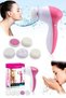 Battery Operated Facial Skin Cleansing Device Blackhead Exfoliating Brush Set Body Facial Care Massager 5 In 1 - 2