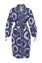 Geometric Patterned Belted Mini Woven 100% Cotton Kimono&Kaftan TBESS24KM00051 - 7