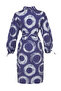 Geometric Patterned Belted Mini Woven 100% Cotton Kimono&Kaftan TBESS24KM00051 - 8