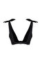 Black Bralette Knotted Bikini Top TBESS24BU00155 - 6
