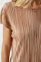 Women's Biscuit Pleated Casual Blouse Pants Suit Mc00283 - 4