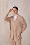 BEIGE Dubai Crepe Shirt Suit 32-6133 - 4