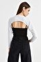 Women's Crew Neck Cotton Long Sleeve Warmer - 4