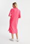 Corded Zipper Detailed Shirt Collar Dress (B23-00108) - 3