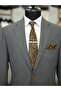 Men's Slim Fit Italian Style Suit with Premium Half Lined Punto Stitching Mono Neck Bag Pocket - 2