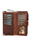 Genuine Leather Women's Wallet Bag with Strap, Phone Compartment, Card and Coin Compartments - Name Can Be Written - 3