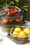 Lock & Lock Ultra Durable Glass Storage Set - 380ml, 630ml, 1lt, 1.6lt| 400°C Safe as Heat - 2
