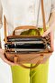 Women's Tan Large Size 5 Compartment Shoulder Bag235013MH - 2