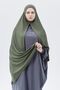 Ready-To-Wear Practical Luxurious Organic Striped Camisole Shawl with Cross Alignment in Khaki - 3