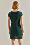 Women's Nefti Green Openwork Knitwear Dress 20246131 - 5