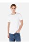 Regular Fit Crew Neck White Men's Short Sleeve T-Shirt Cl 1058580 - 4