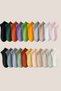 5 Pairs of Women's Cotton Mixed Color Booties Socks - 2
