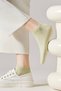 5 Pairs of Women's Cotton Mixed Color Booties Socks - 8
