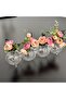 Tırtıl Vase Blown Glass Set of 4 - 8