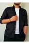 YXC Slim Fit Slim Fit Men's Denim Shirt Black - 3